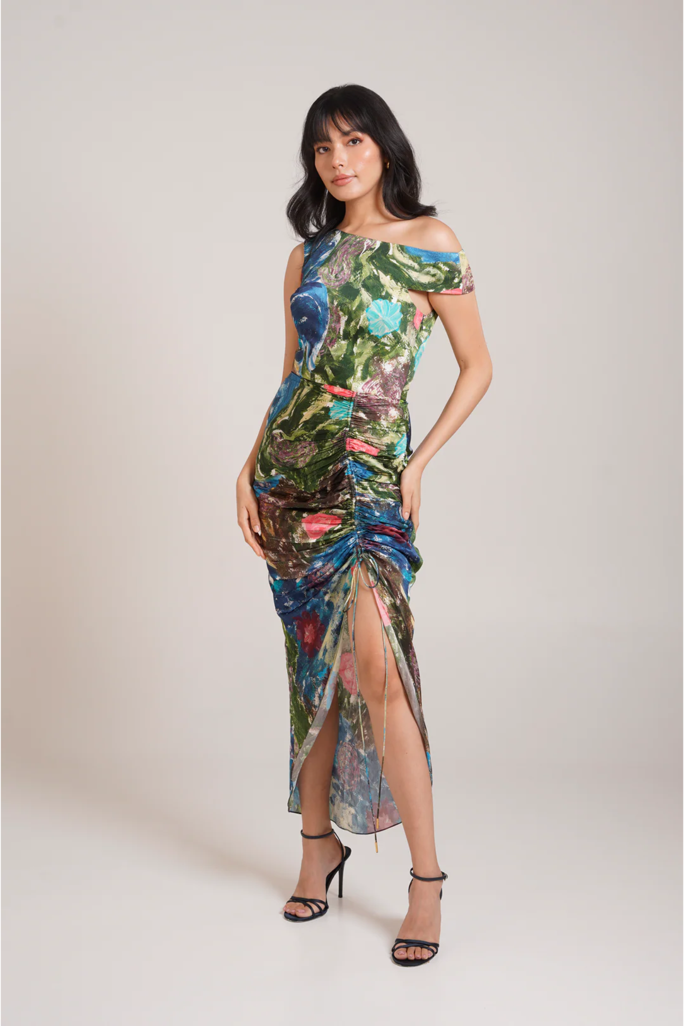 Gaia Ruched Dress