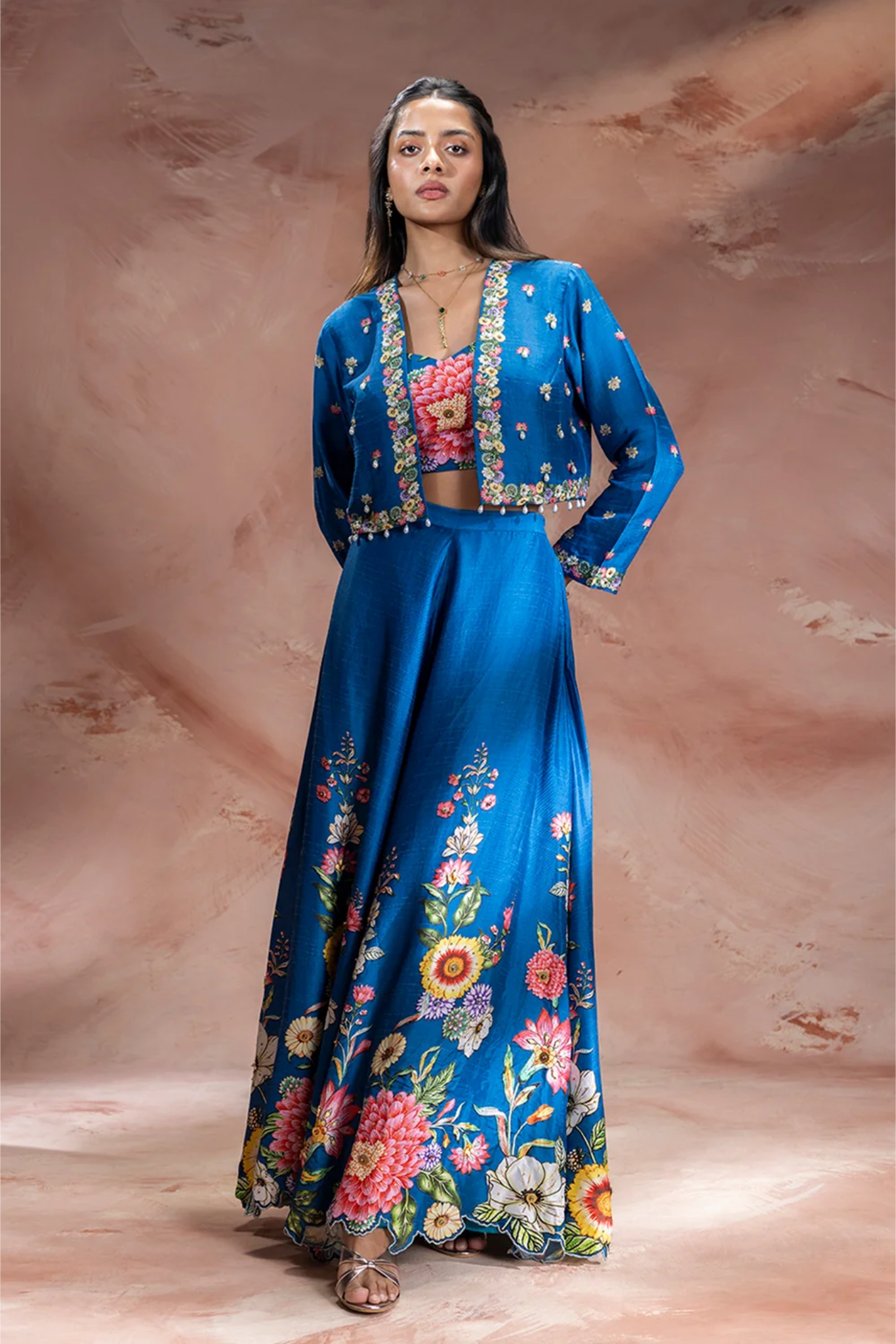 Baghira Embroidered Lehenga Set