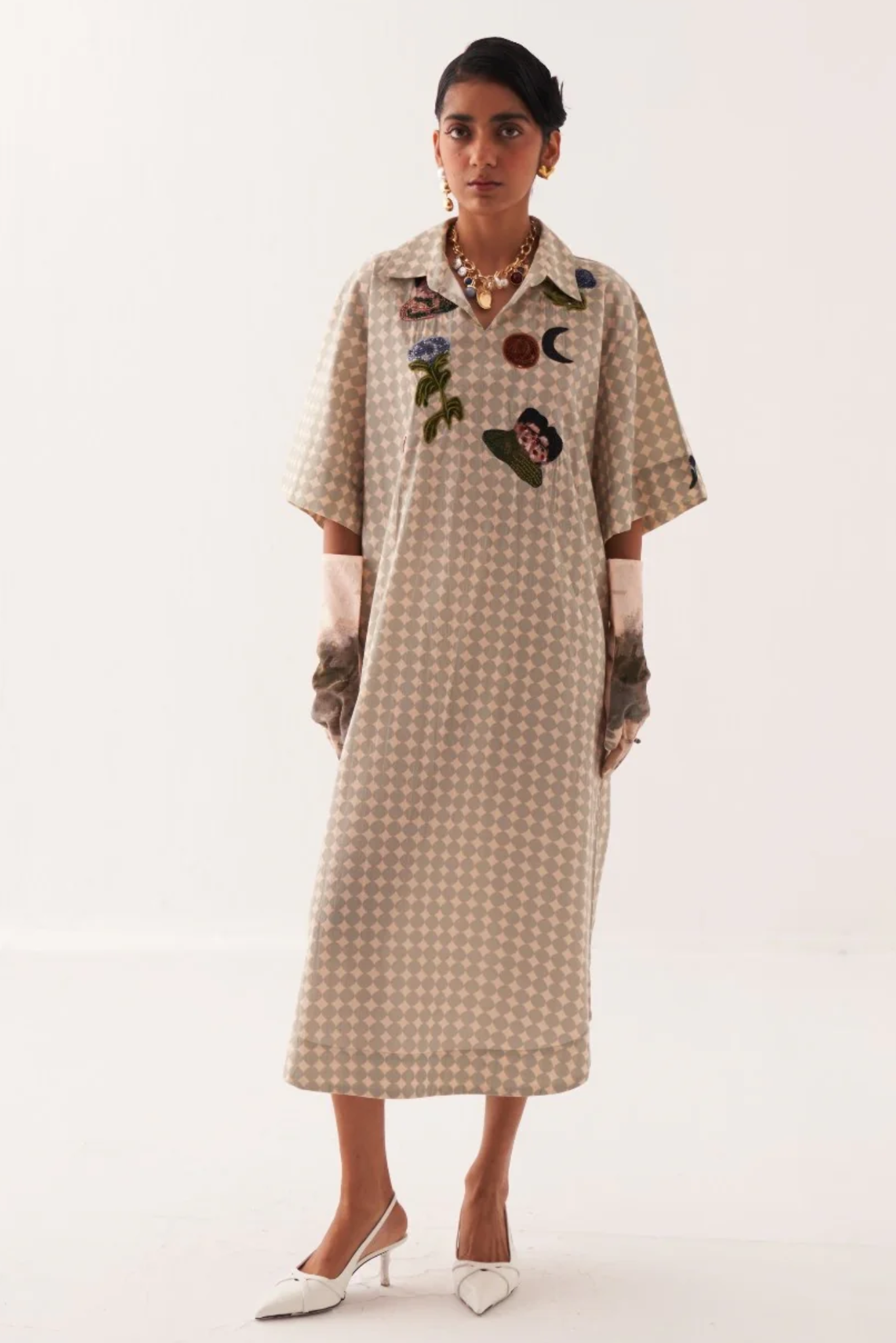 Frida Embroidered  MH Dress