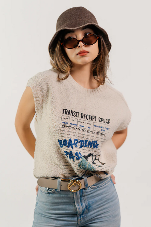 Madari transit knit vest