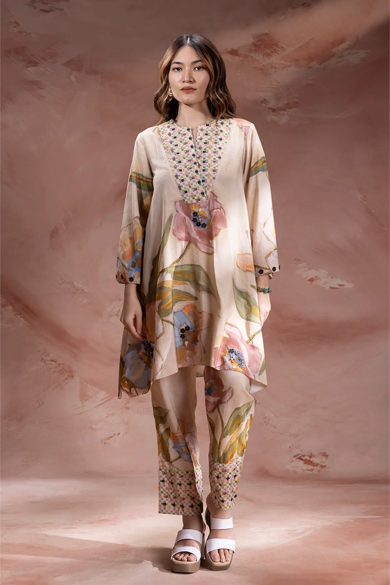 Zeya Embellished Tunic and Pants
