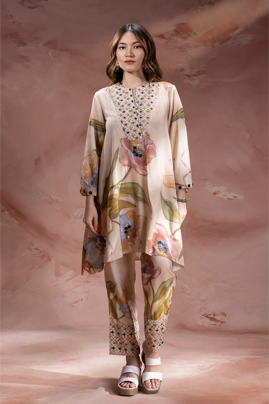 Zeya Embellished Tunic and Pants