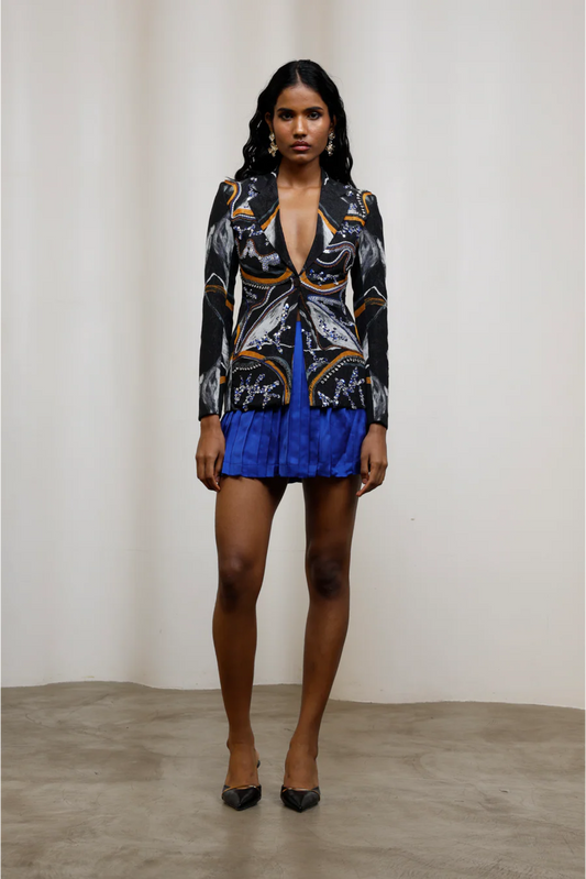 Iro Embroidered Blazer Set