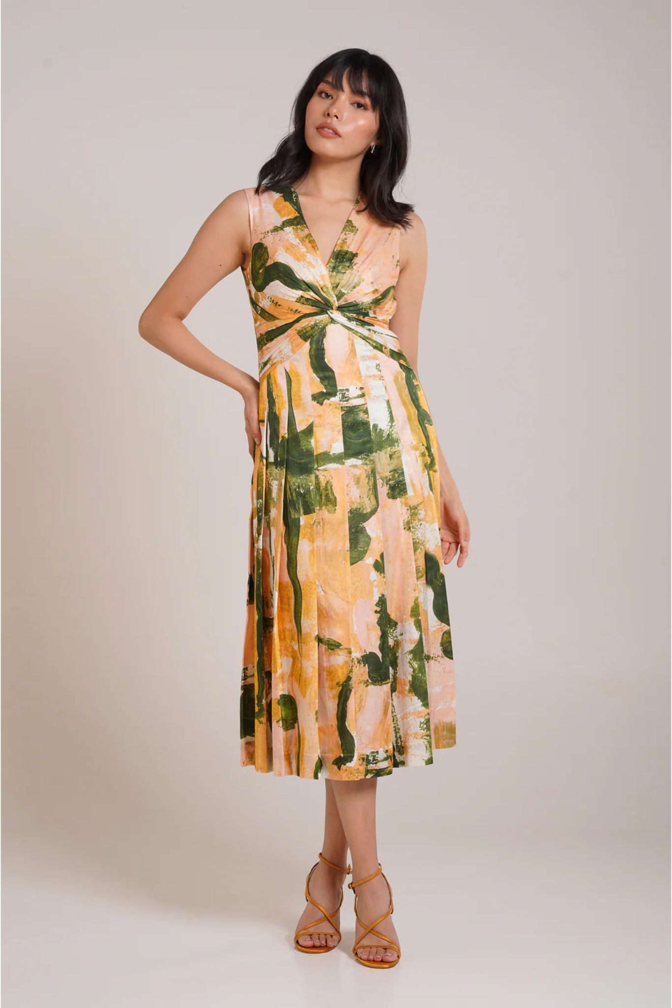 Ceri Pleated Dress