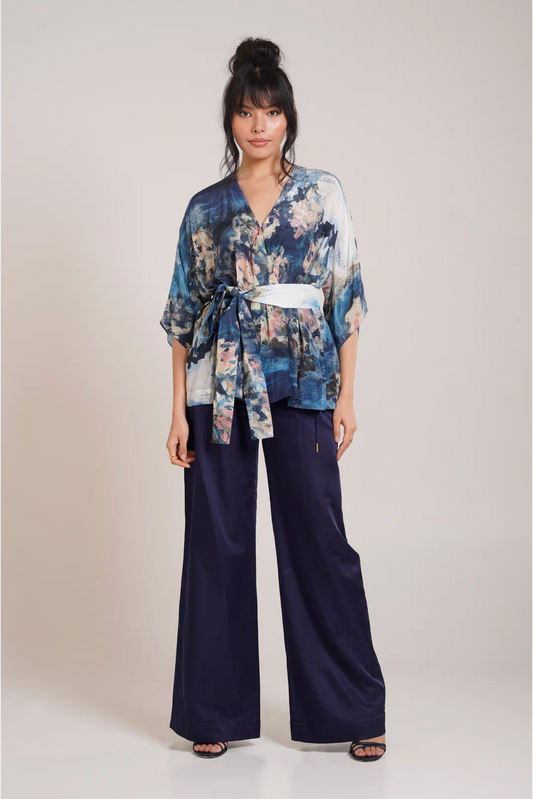 Nuri Wrap Top Set