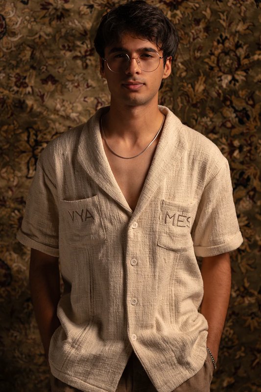 GRAINLINE SHIRT IN LOOM SLUB COTTON