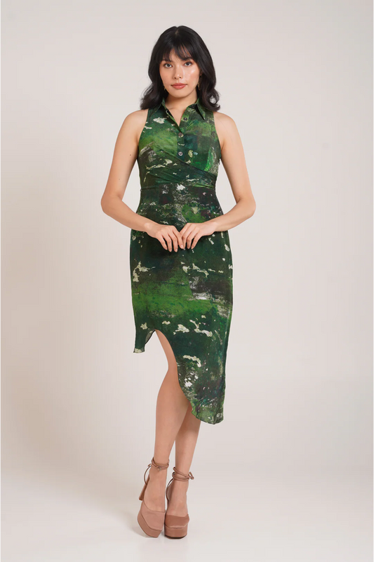 Sage Shirt Dress