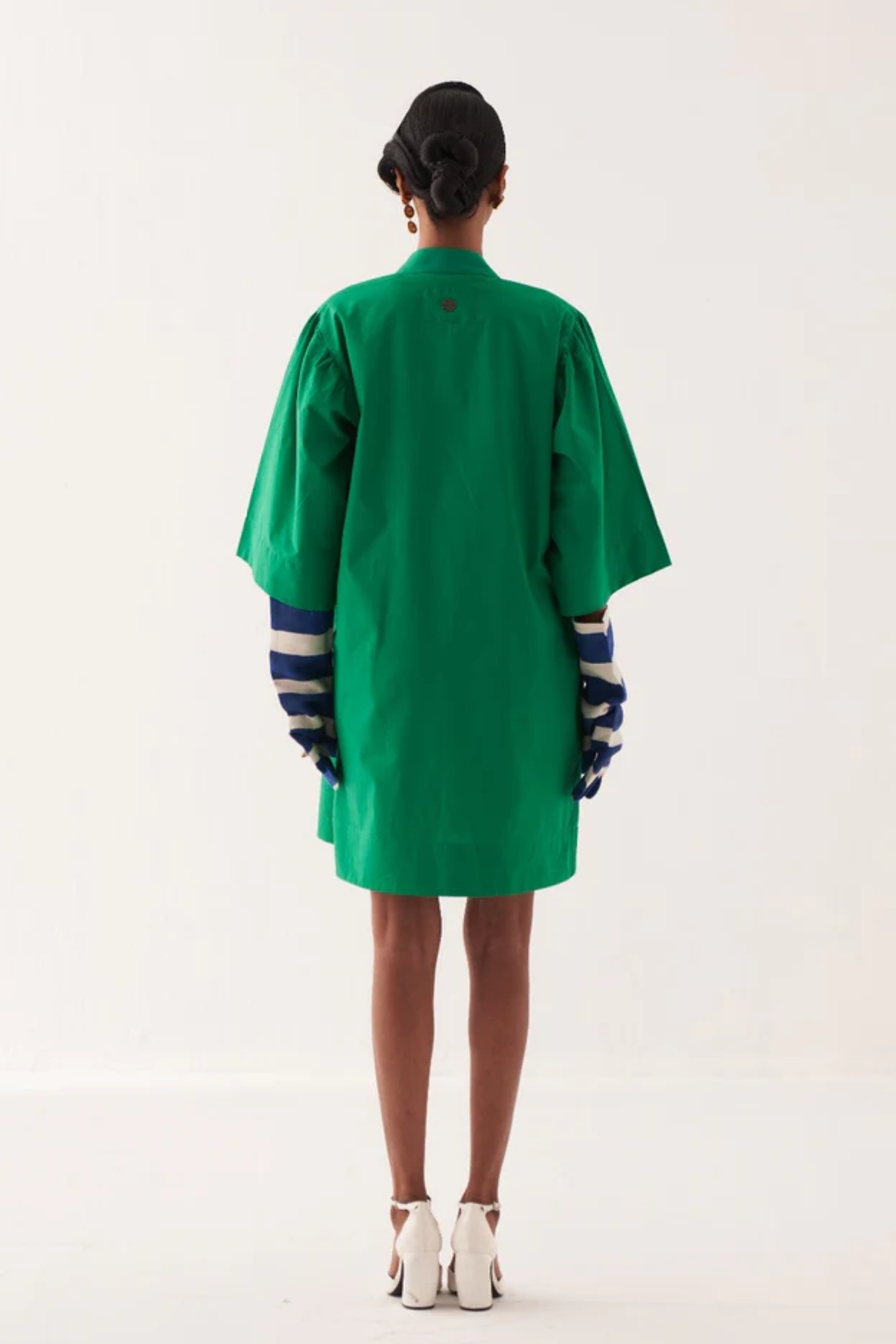 Emerald Applique Dress