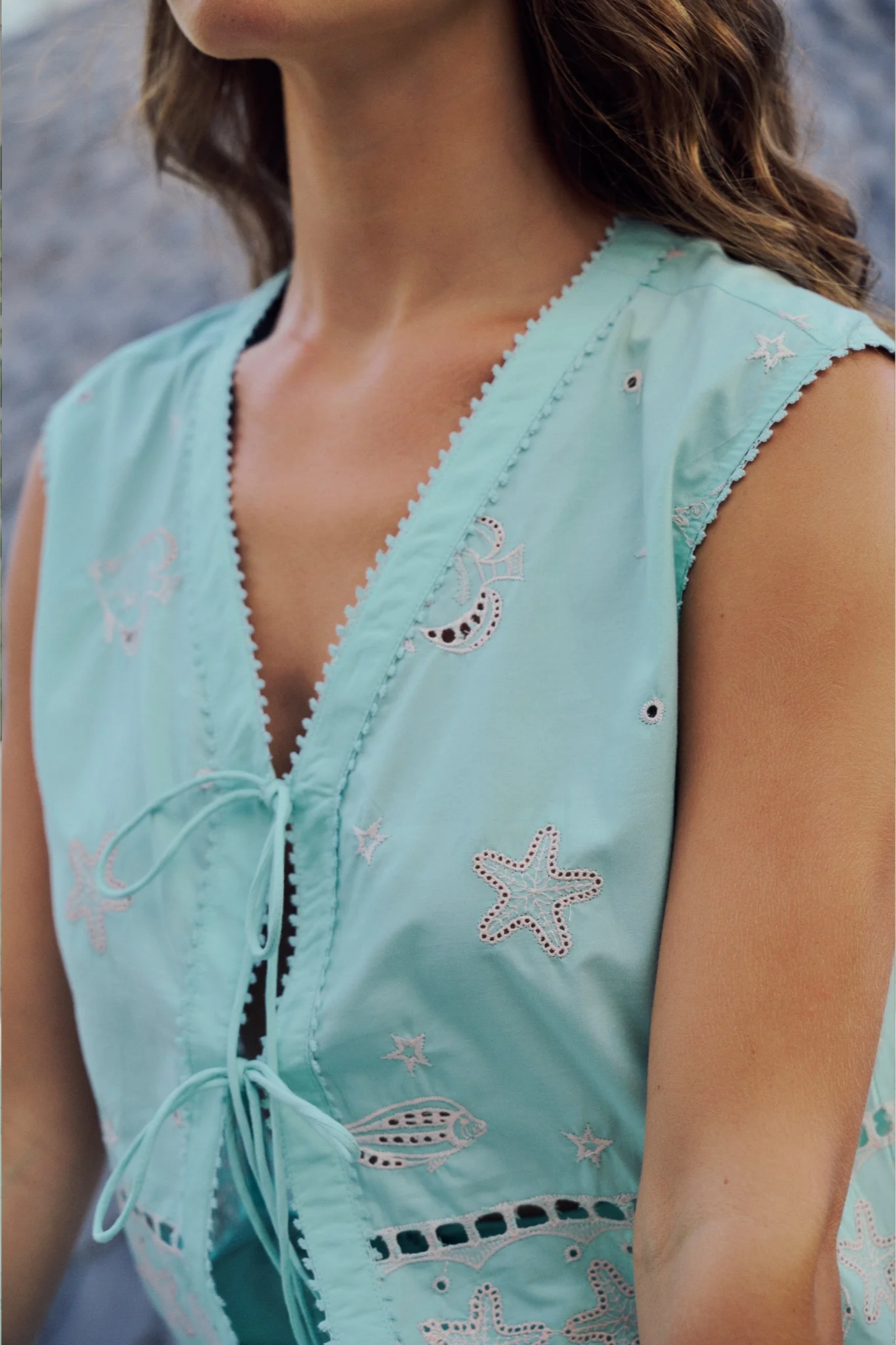 Kaia Top - Aqua