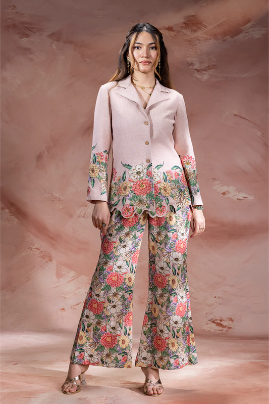 Baghira Embroidered Blazer Co-ord Set