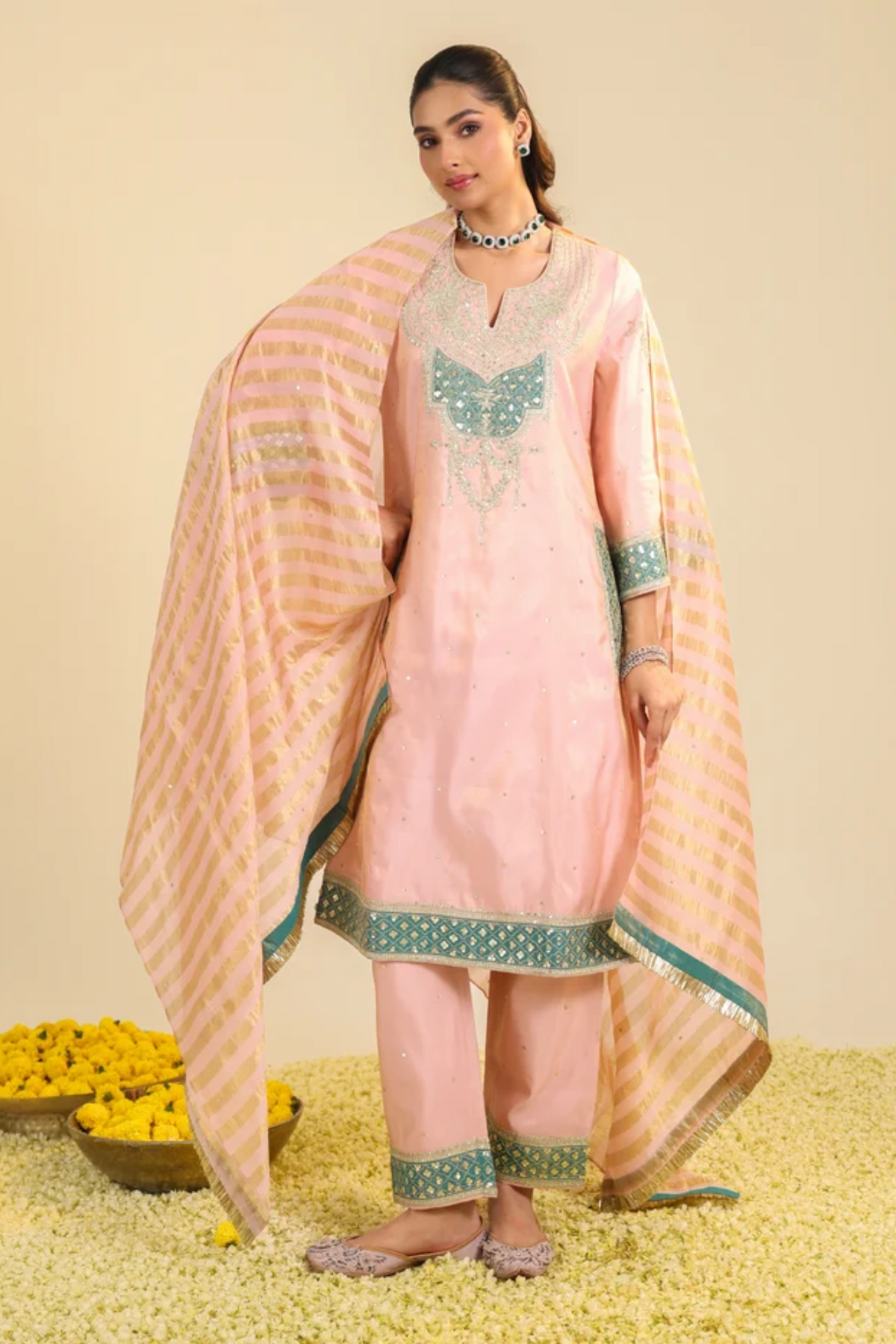 Pink Akshi Kurta Set