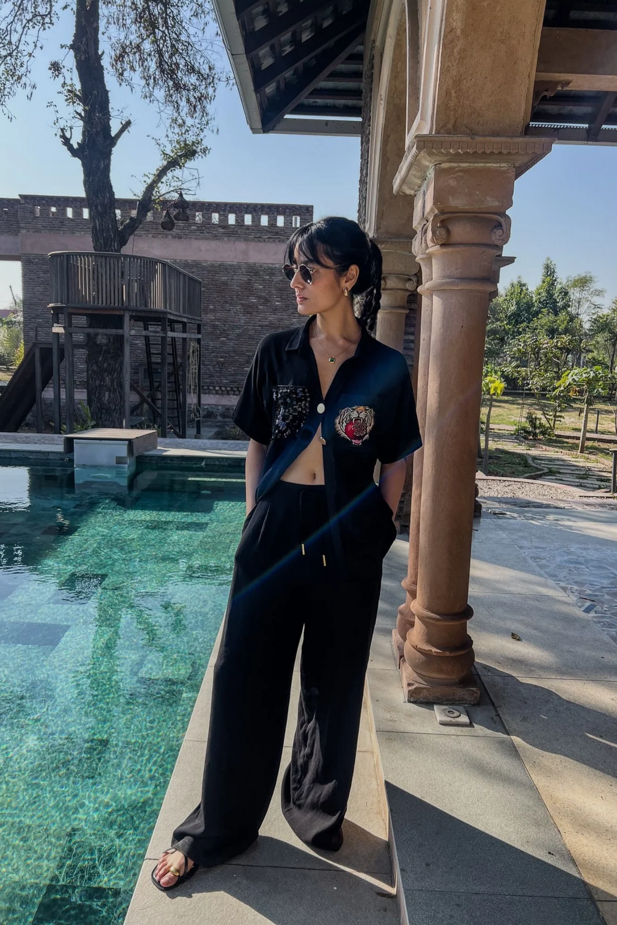 Black Lounge Trousers