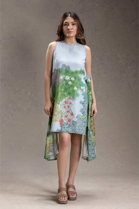 Blume printed Paneled Dress