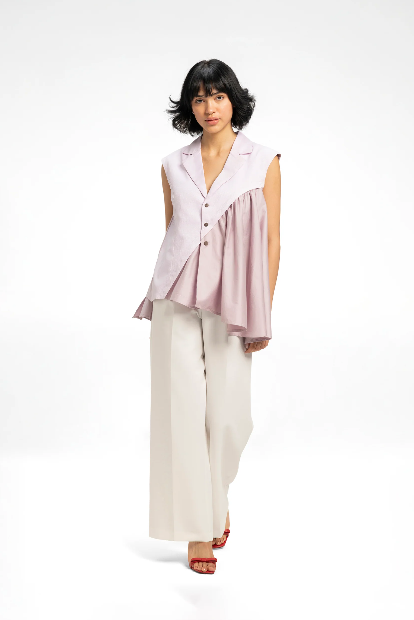 The Petal Drape Shirt
