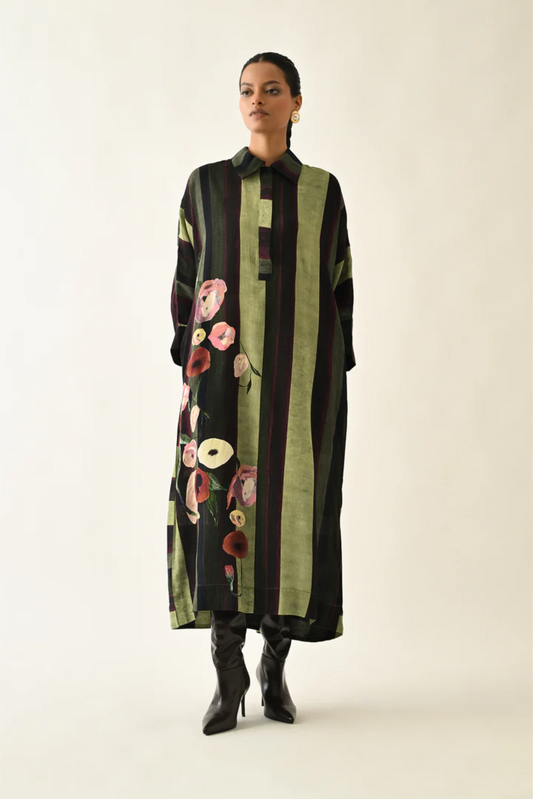 Moss Stripes MH Dress