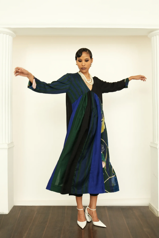 Patchwork Tier dress