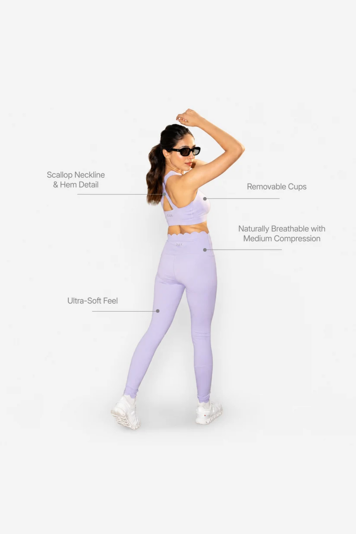 The Signature Scallop Set in Lilac