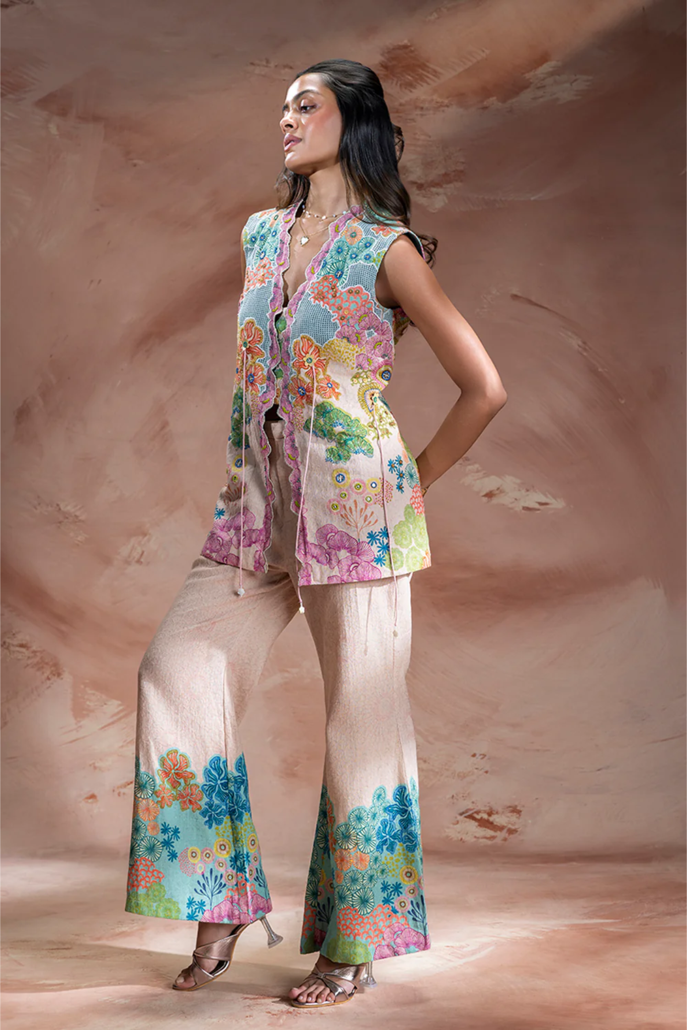 Kaia Embroidered Top and Pants
