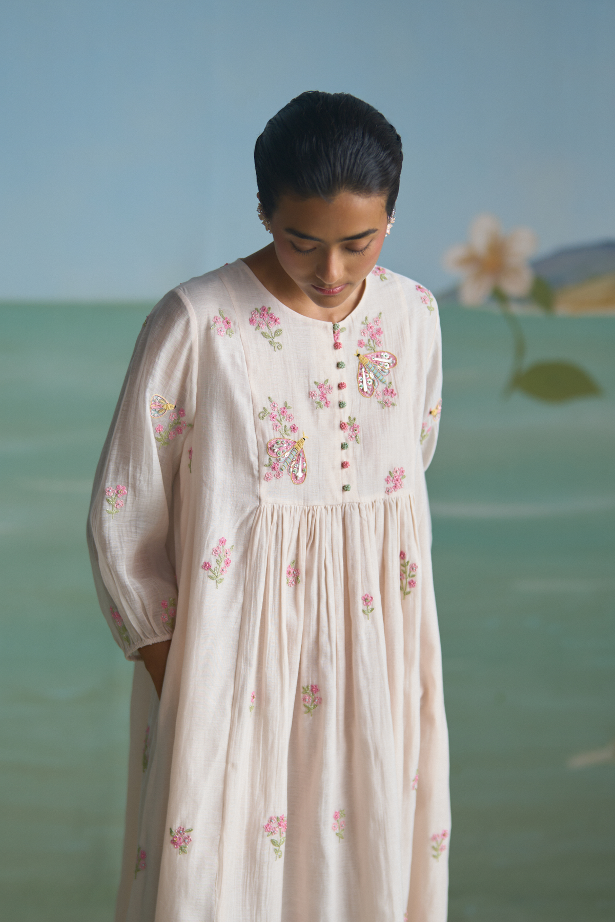 PINK BUG ME NOT DRESS