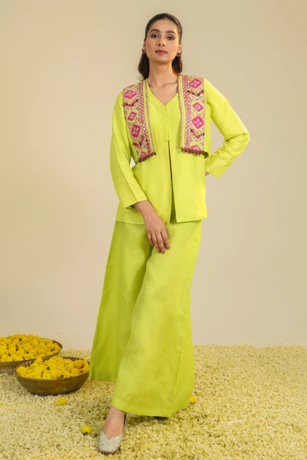 Yellow Hasi Coord Set