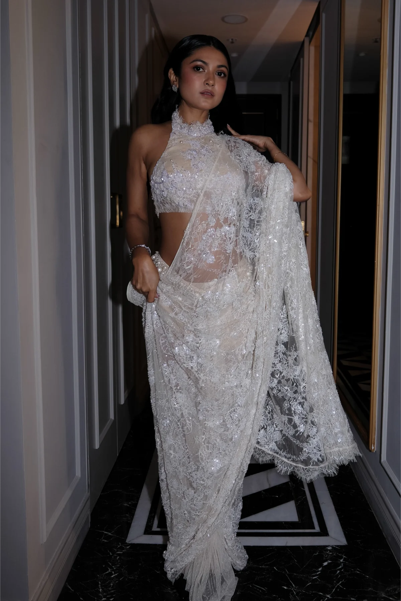 Icing on the Lace Sari