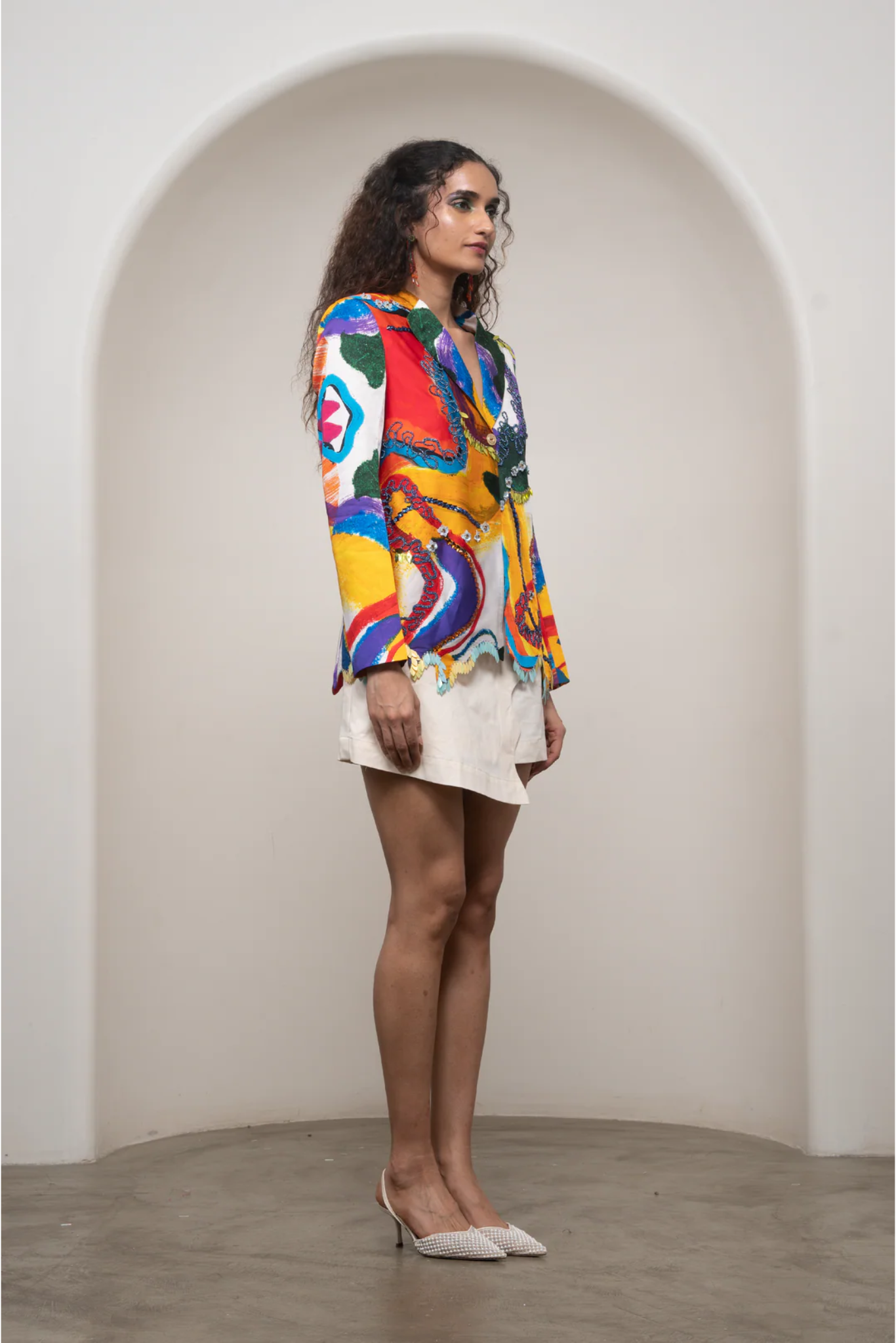 Ruel Wavy Blazer Set