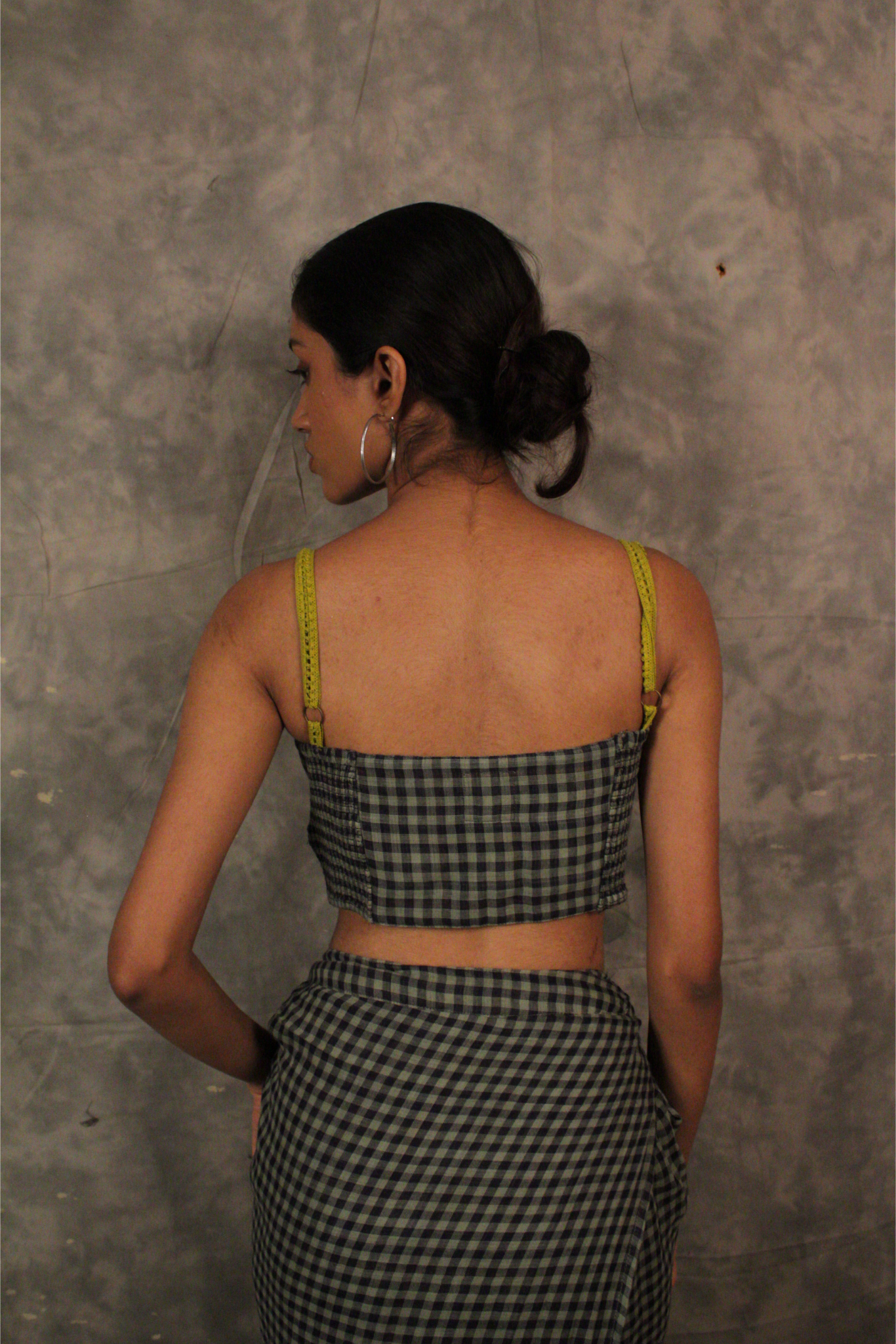 Choli top - Gingham