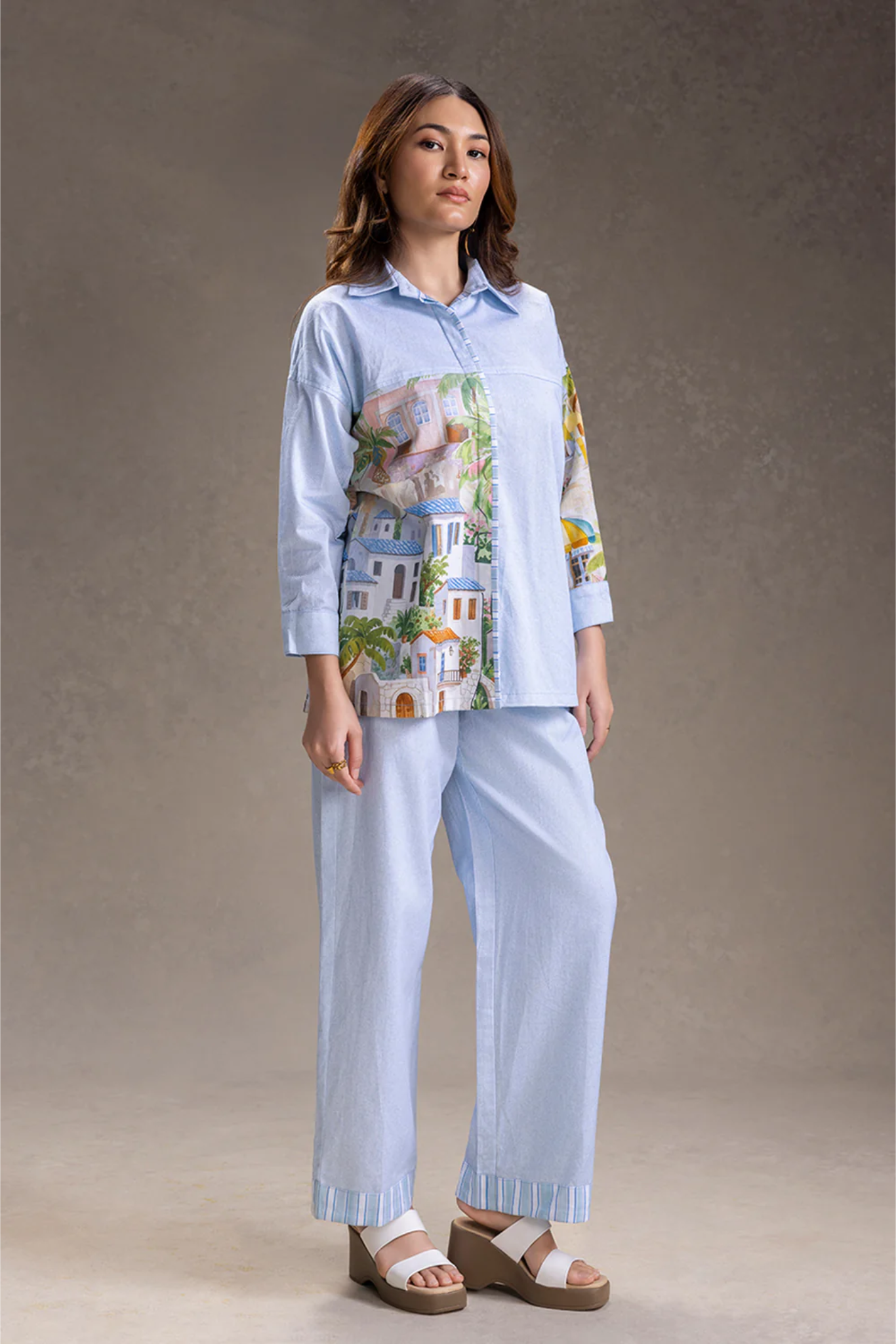 Reviera Printed Shirt and Pants