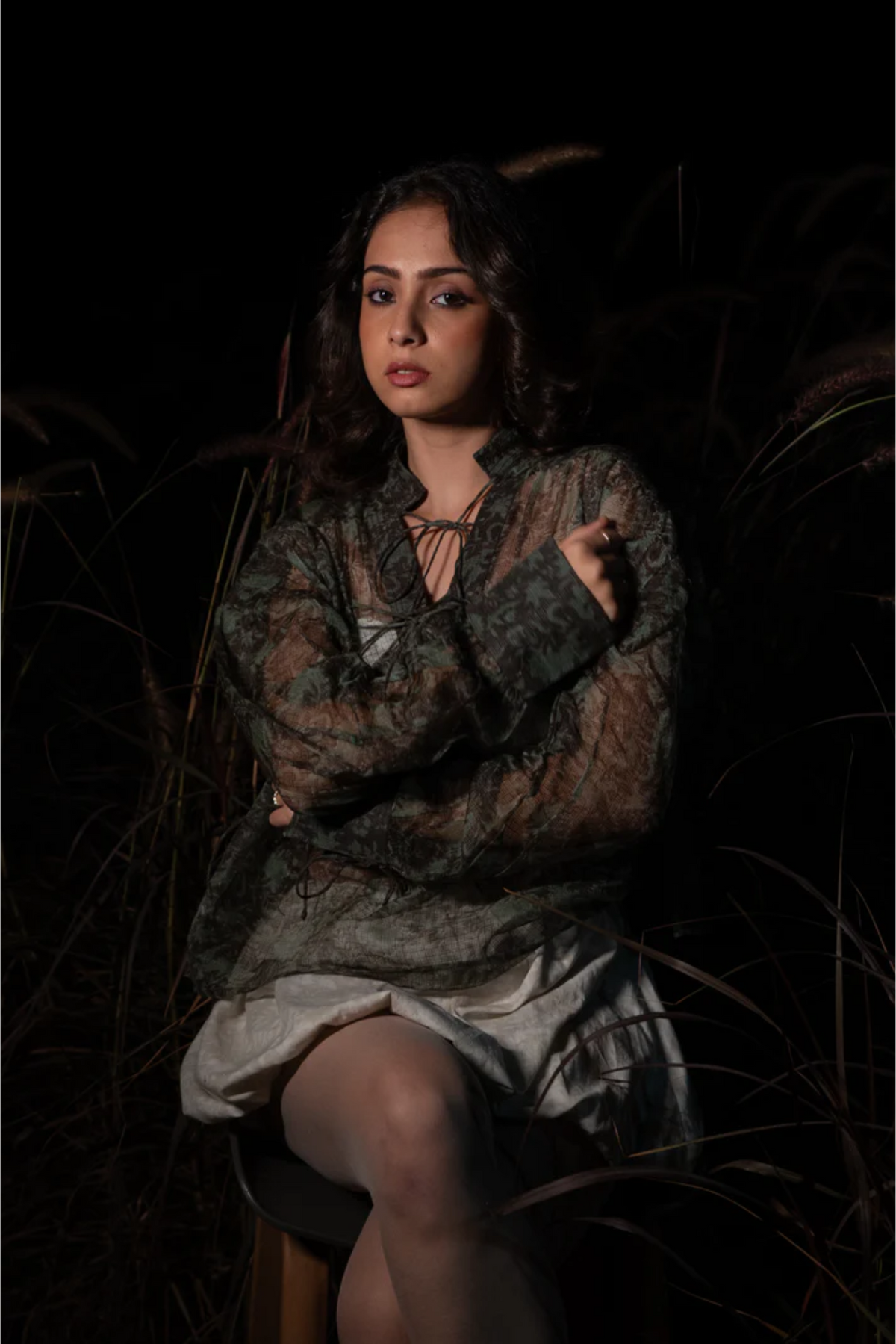 Koi Sheer Top - Green