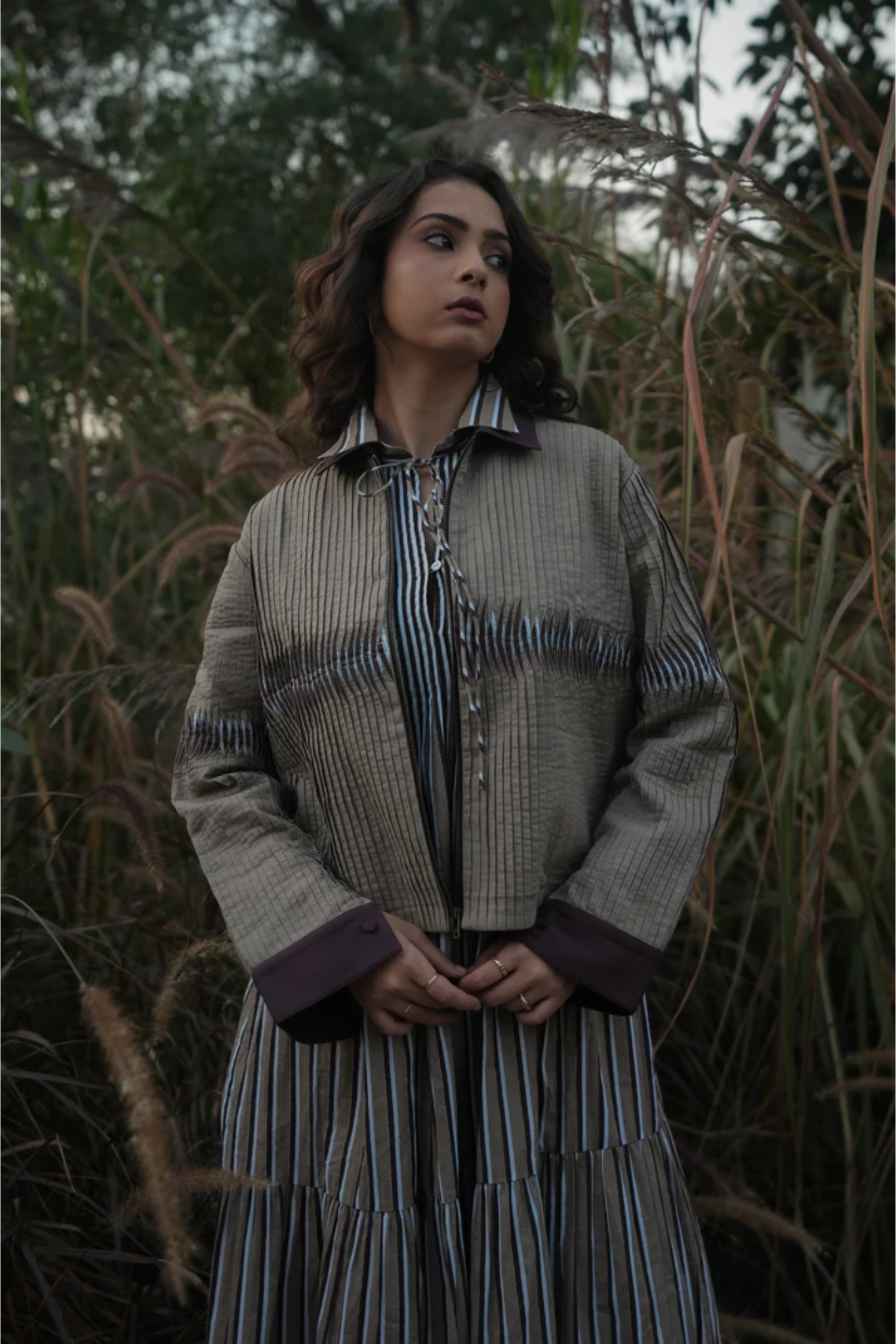 Dune Pleated Jacket