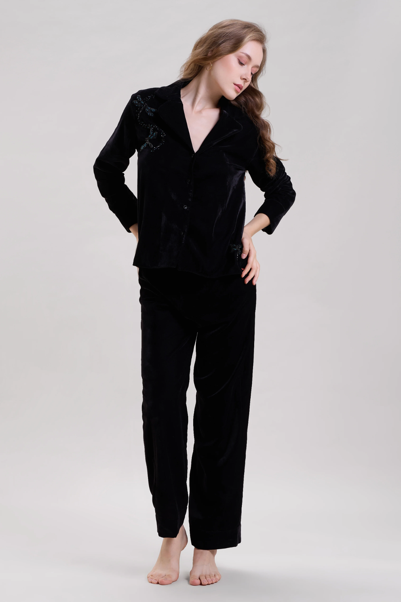 Velvet Nightwear Set