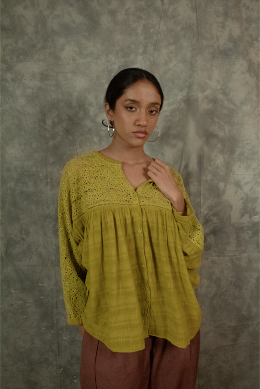 Kefi Wing Shirt - Golden Rod
