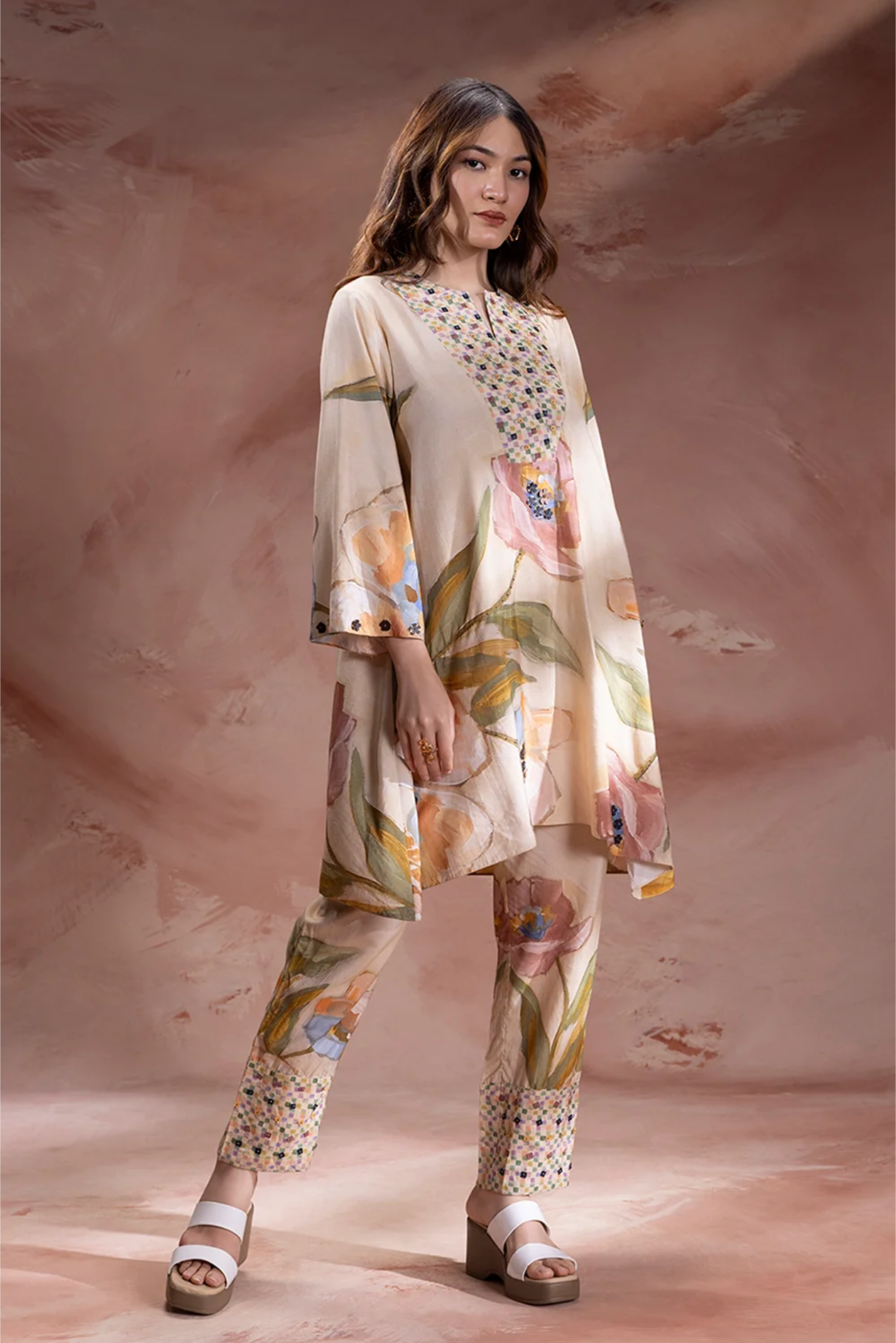 Zeya Embellished Tunic and Pants