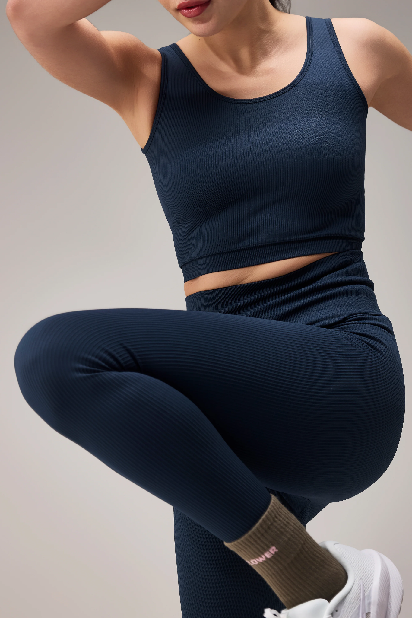 SEAMLESS LEGGINGS - NAVY BLUE