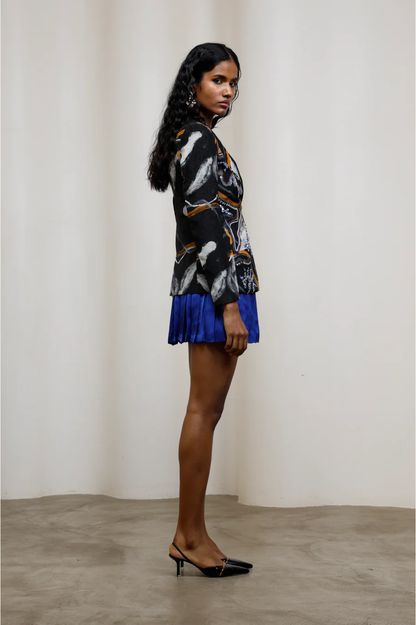 Iro Embroidered Blazer Set