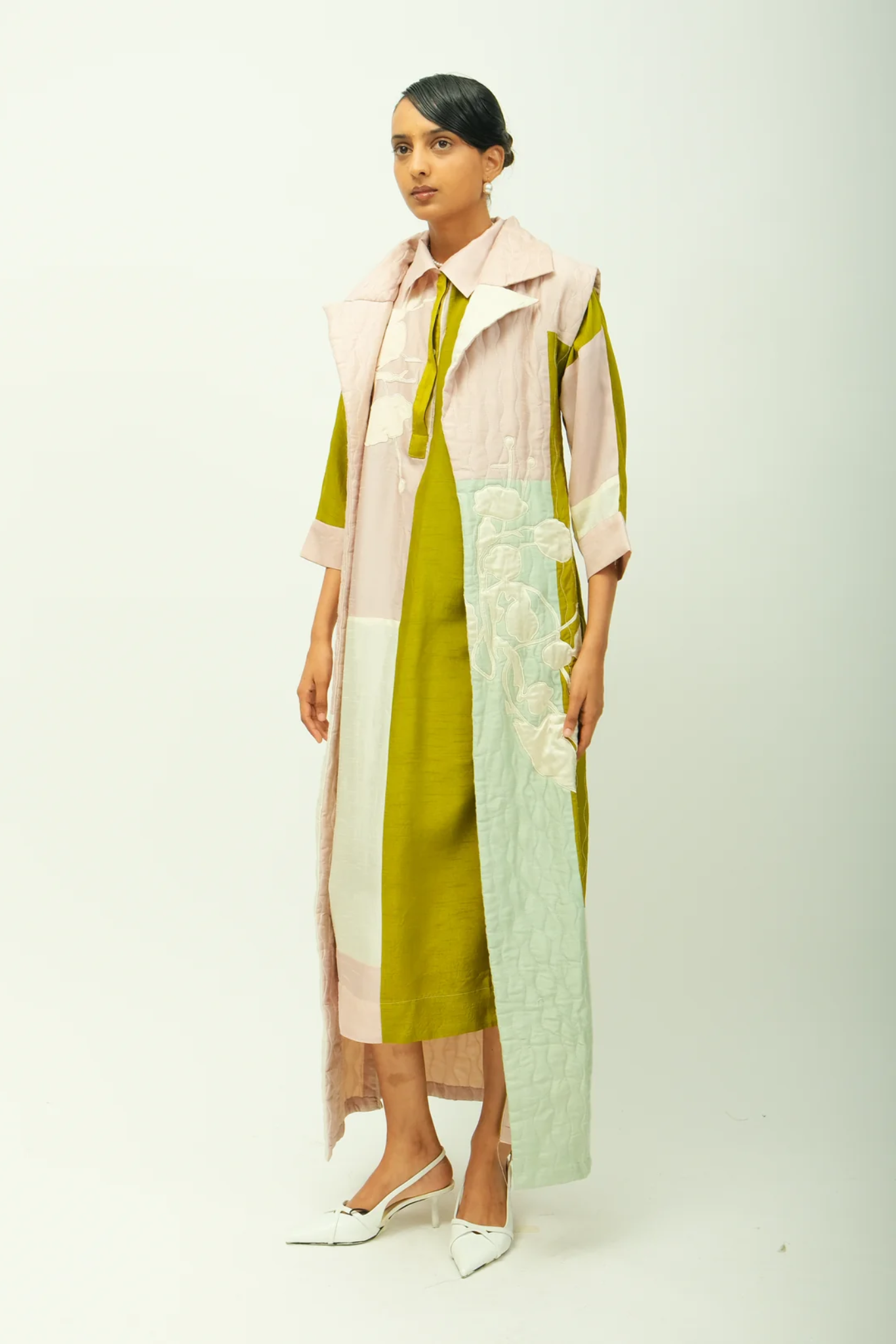 Patchleaf Jacket Set