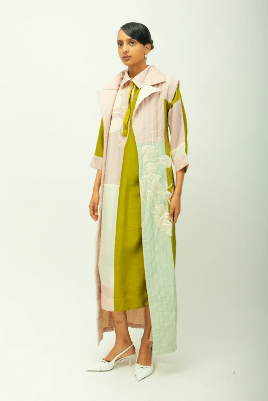 Patchleaf Jacket Set