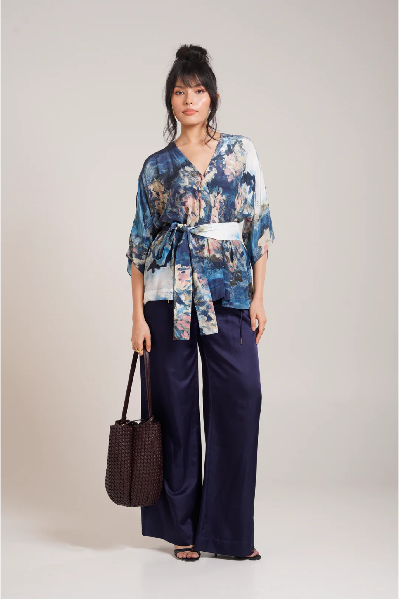 Nuri Wrap Top Set