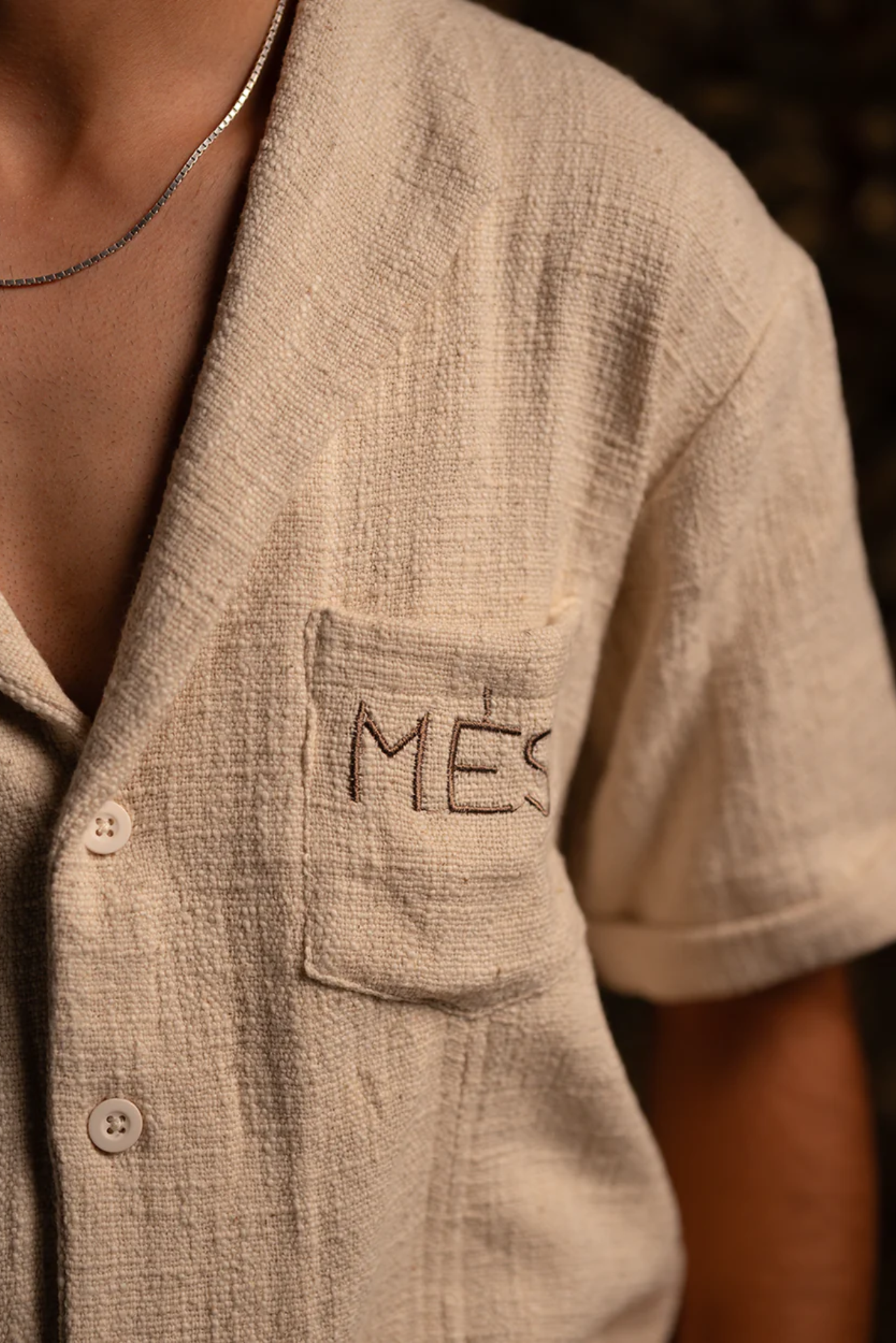 GRAINLINE SHIRT IN LOOM SLUB COTTON