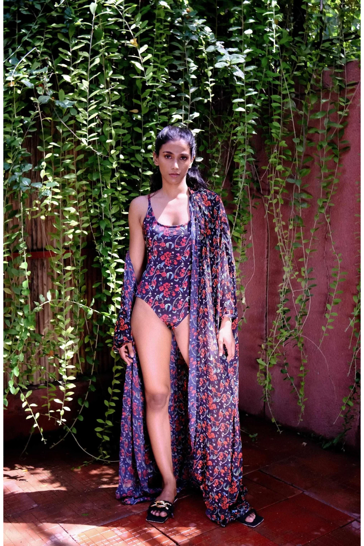 One Piece Swimsuit - Royal Poinciana