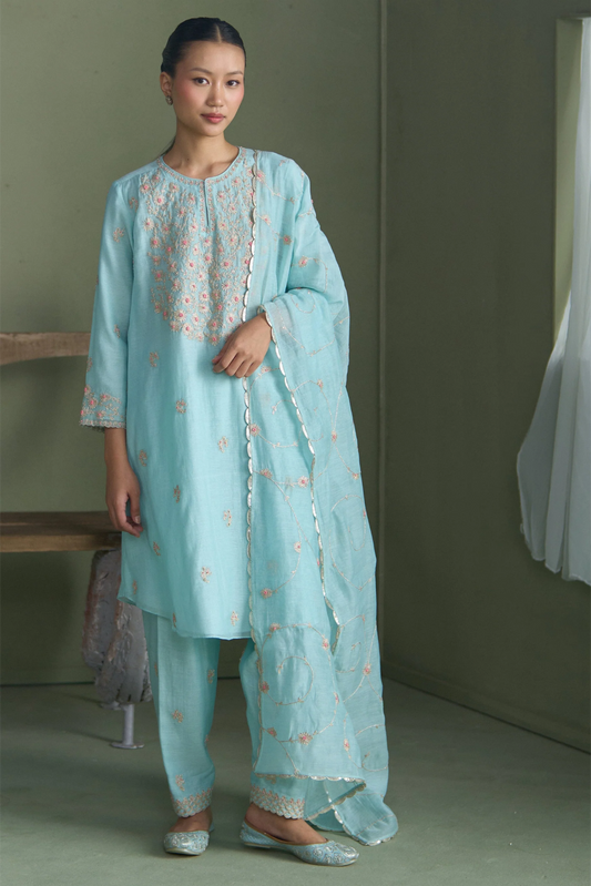 Turq Clara Kurta Set