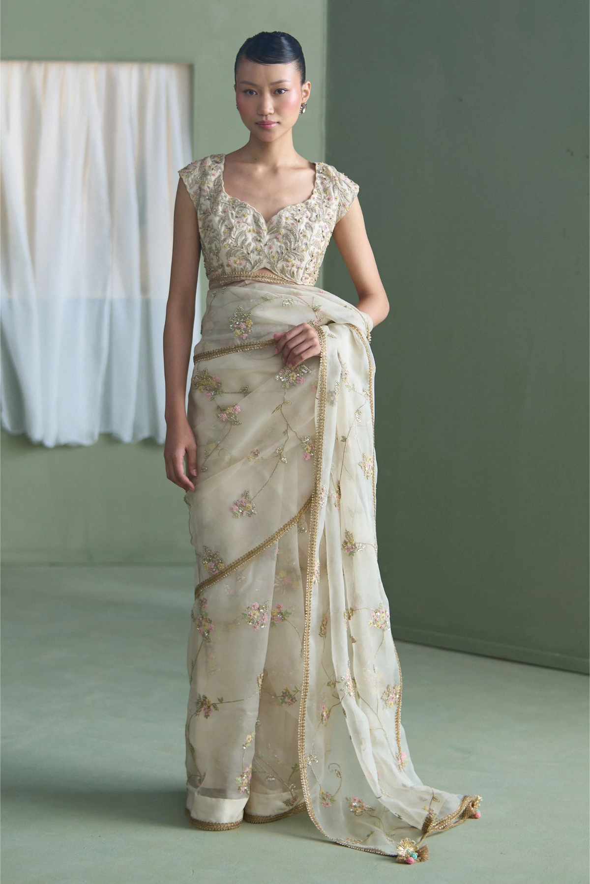 Cassia Jaal Saree