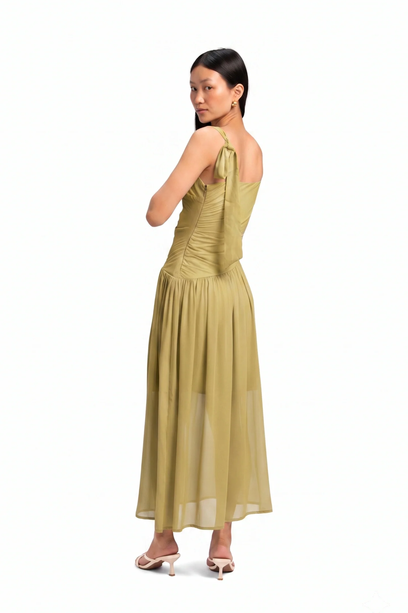 Love Note Dress - Olive Green