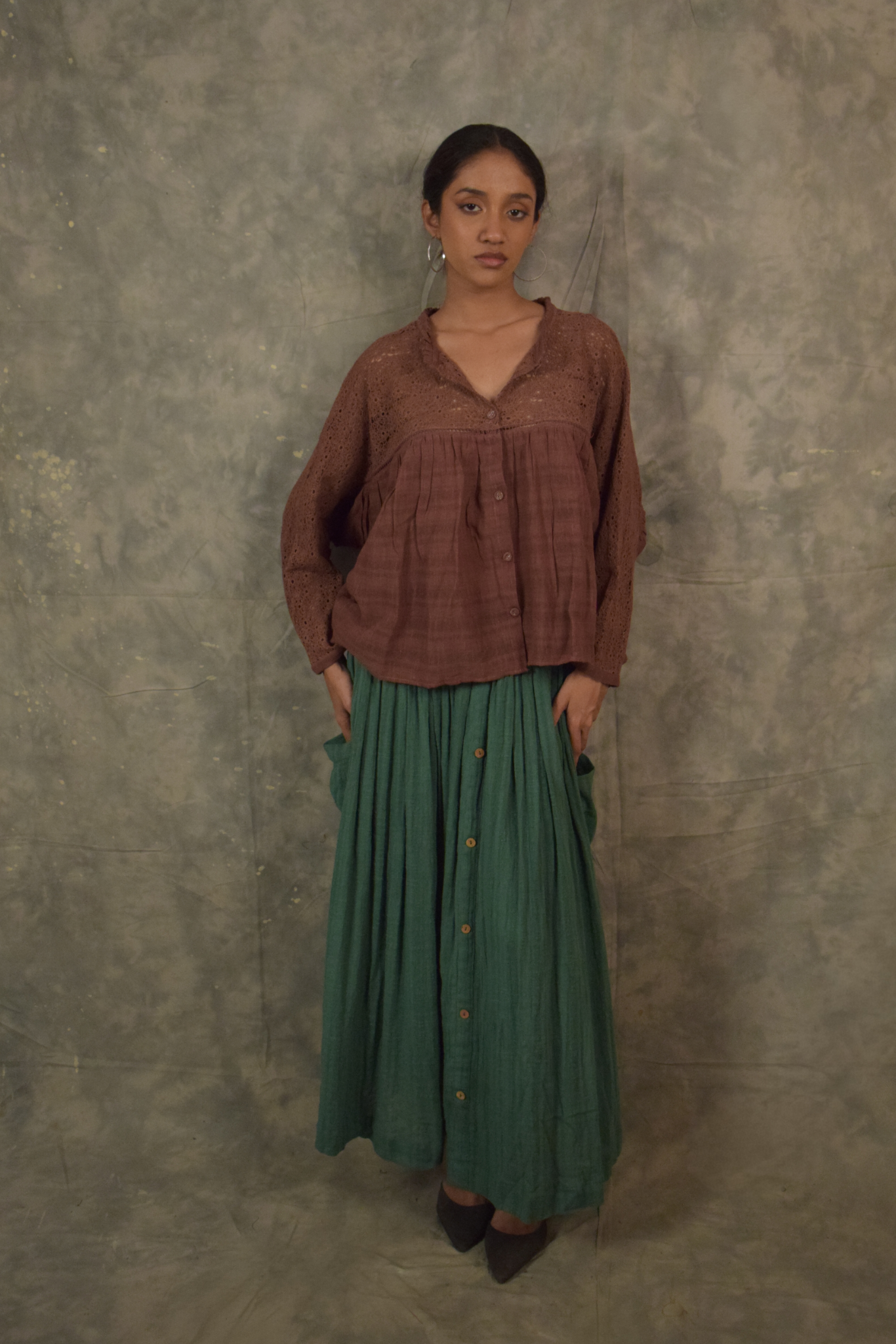 Kefi Wing Shirt - Dusty Orchid