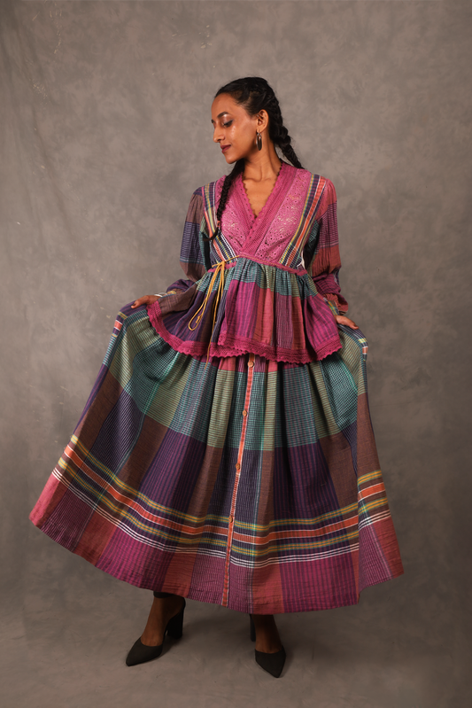 Swirl Top - Plaids
