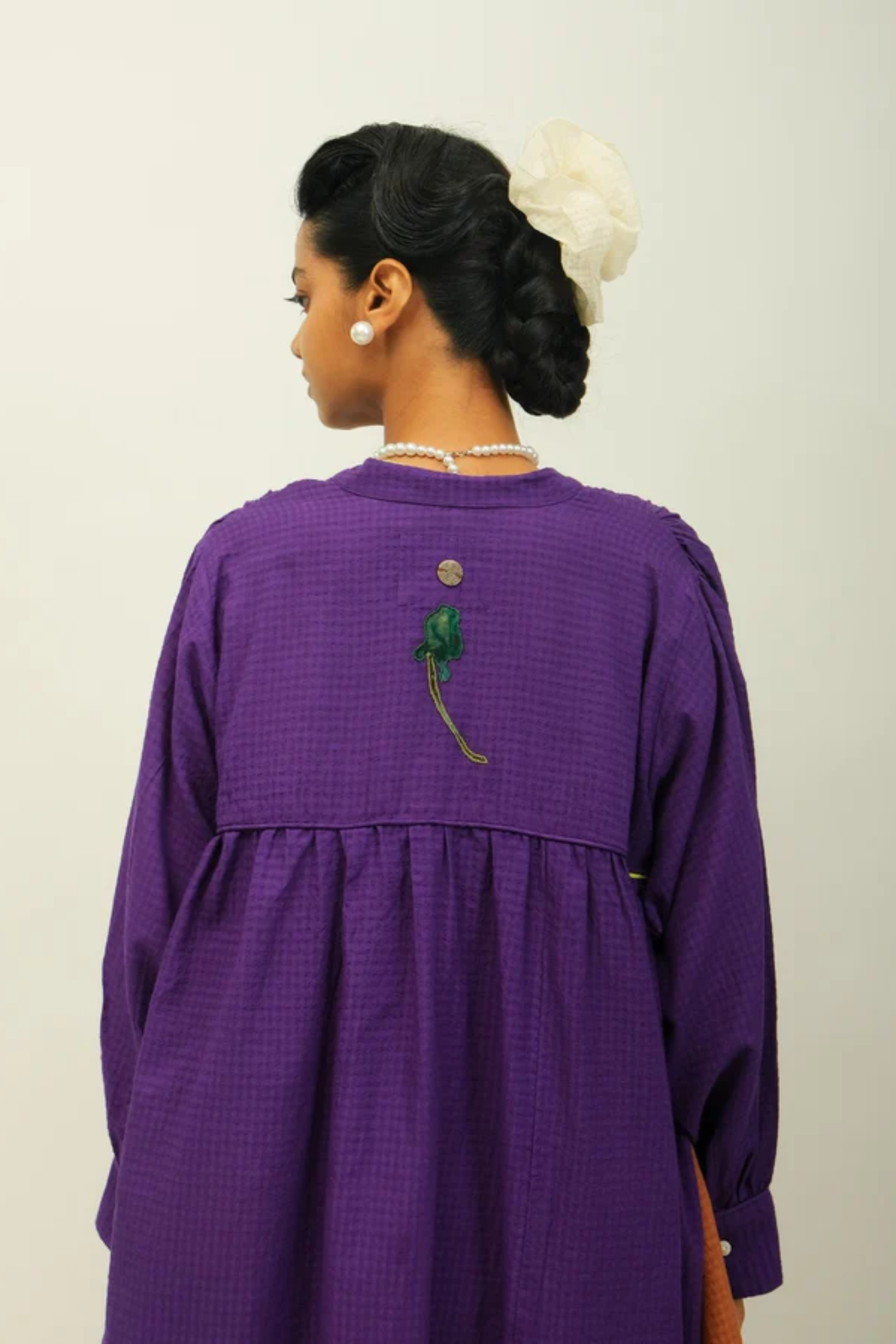 Thistle Appliqué Dress