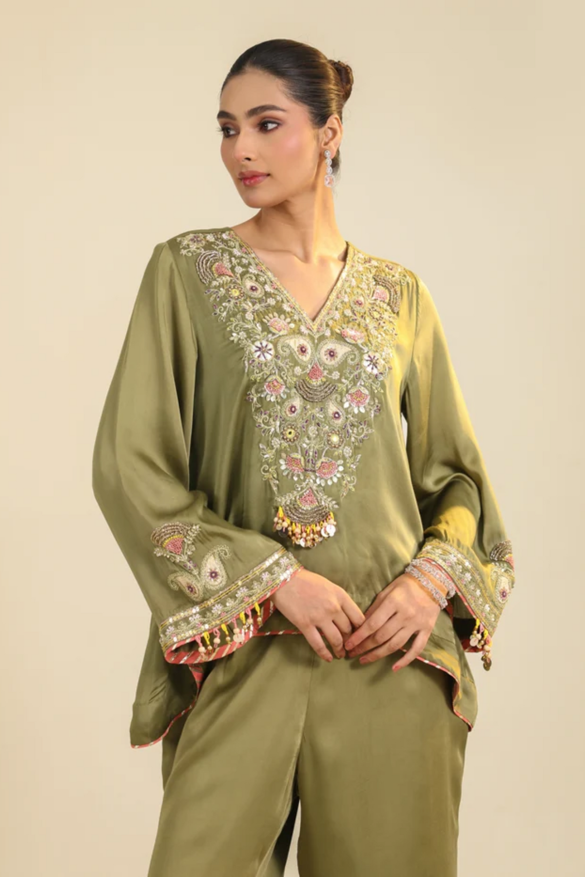 Green Gulrez Co-ord Set