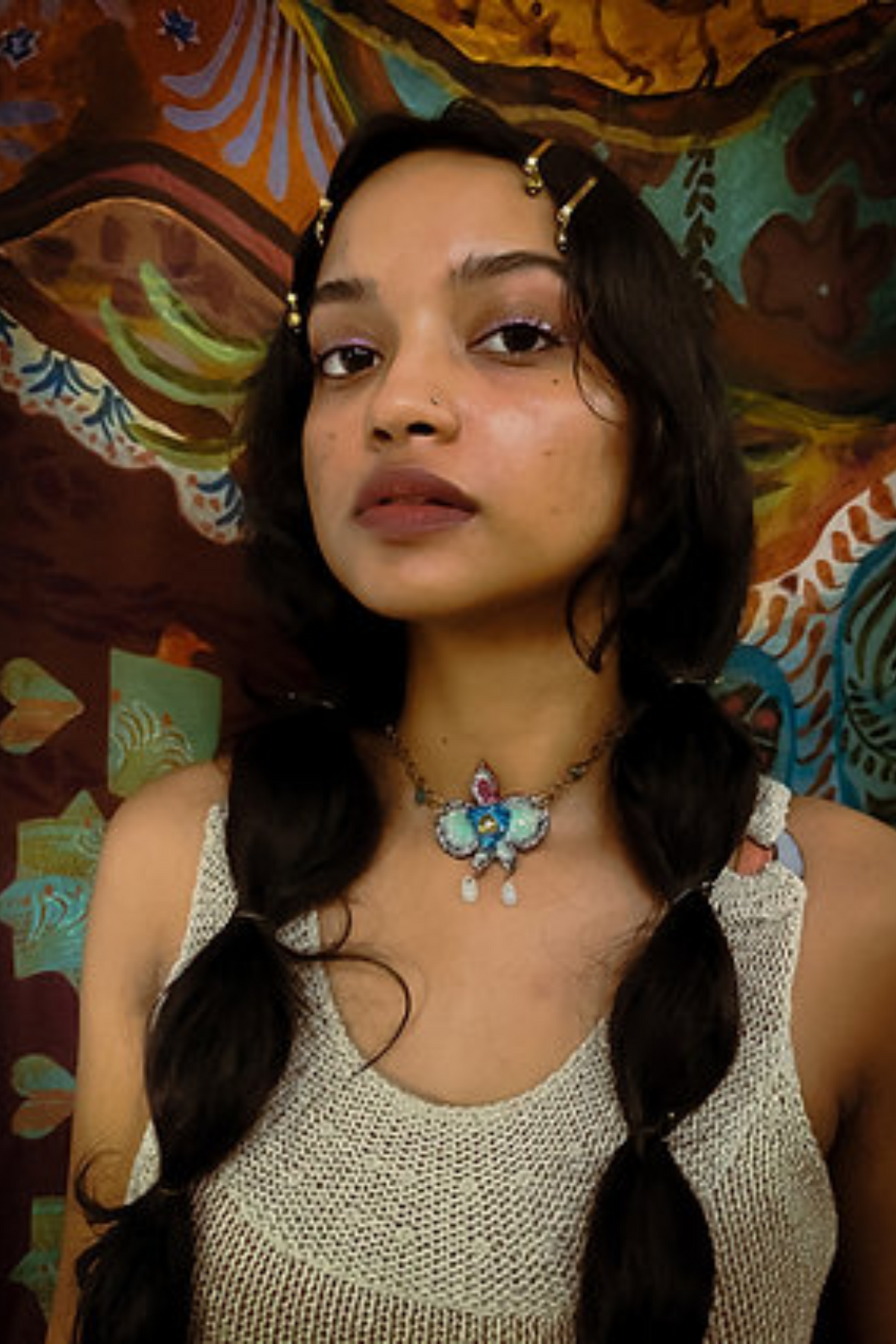 Acid Orchid Necklace