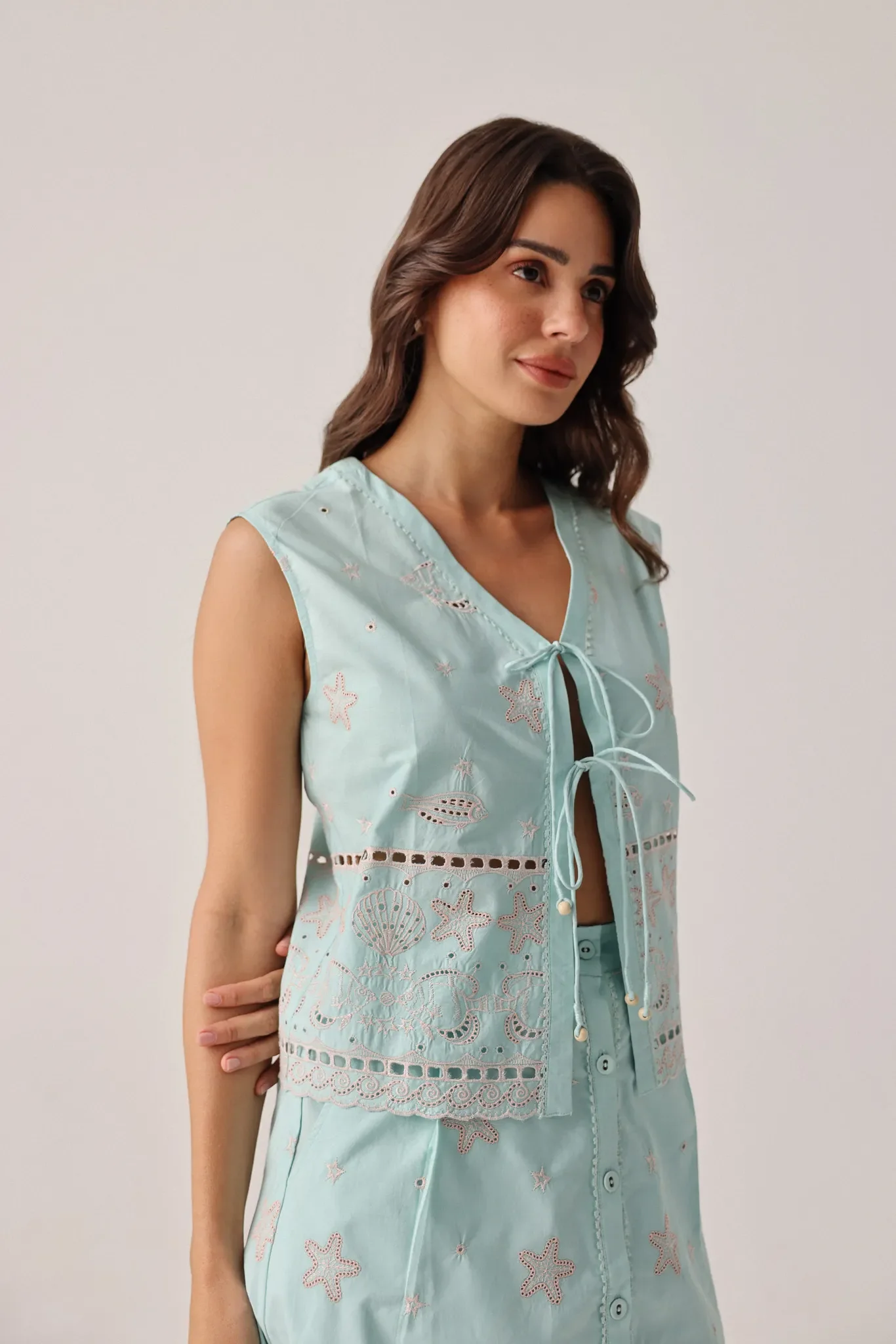 Kaia Top - Aqua