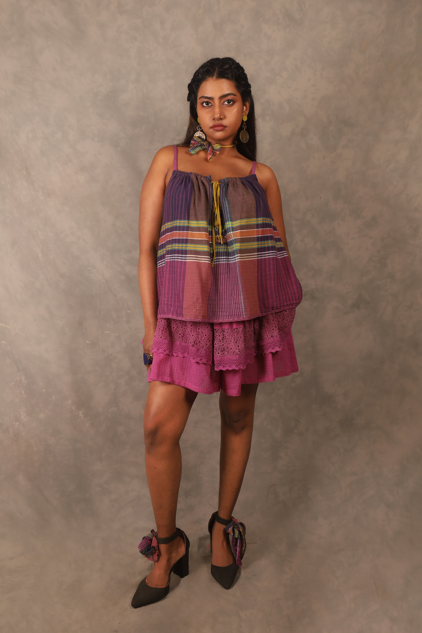 Tanz Playsuit - Antique Fuchsia